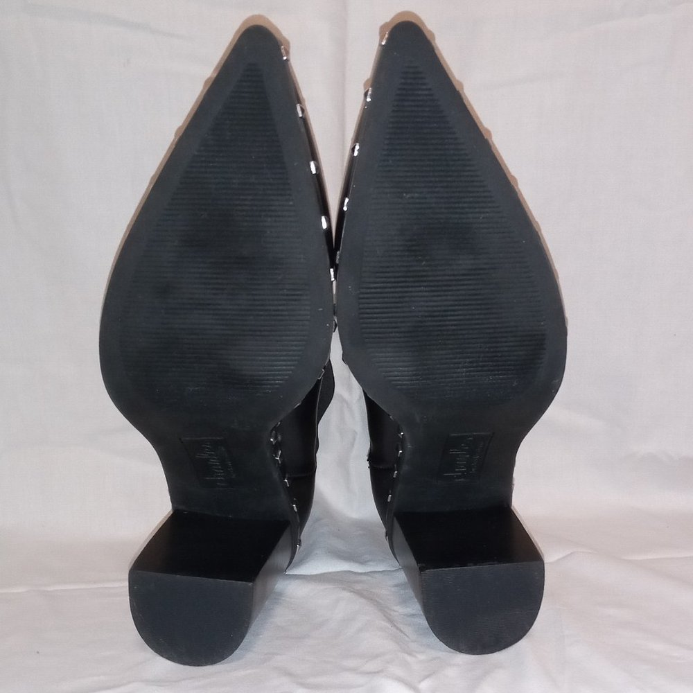 Charels David  Studded Heel Booties